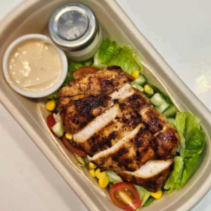 Grilled Chicken Tortilla with Salad