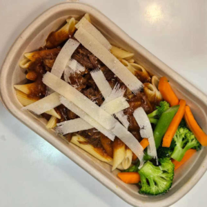 Short Rib Ragù Pasta with Vegetables